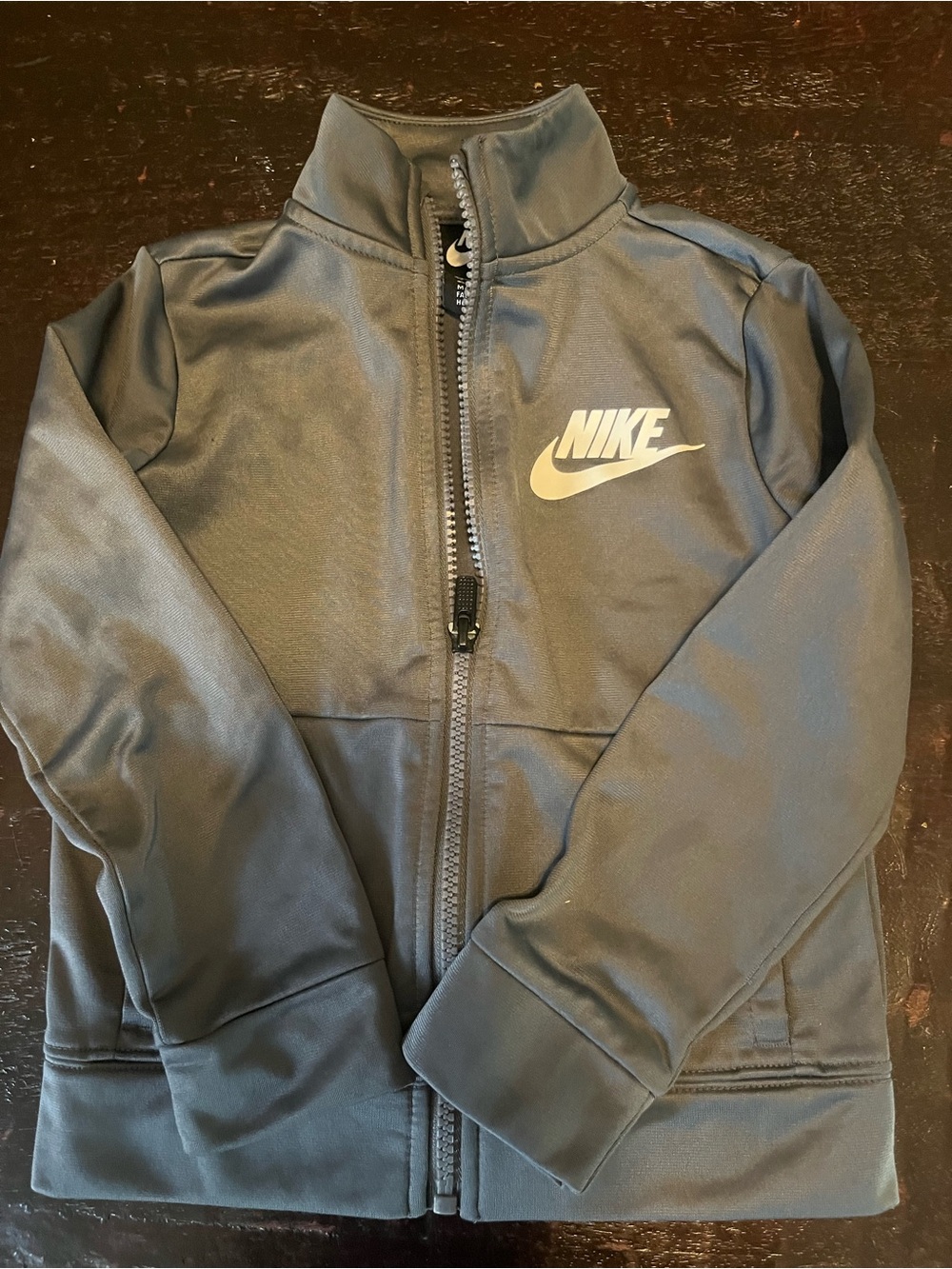Nike Kids Charcoal Full-Zip Jacket